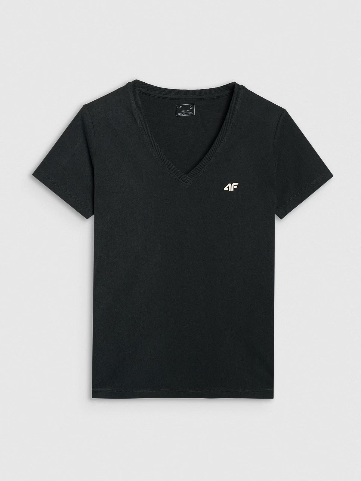 T-shirt oversize gładki damski