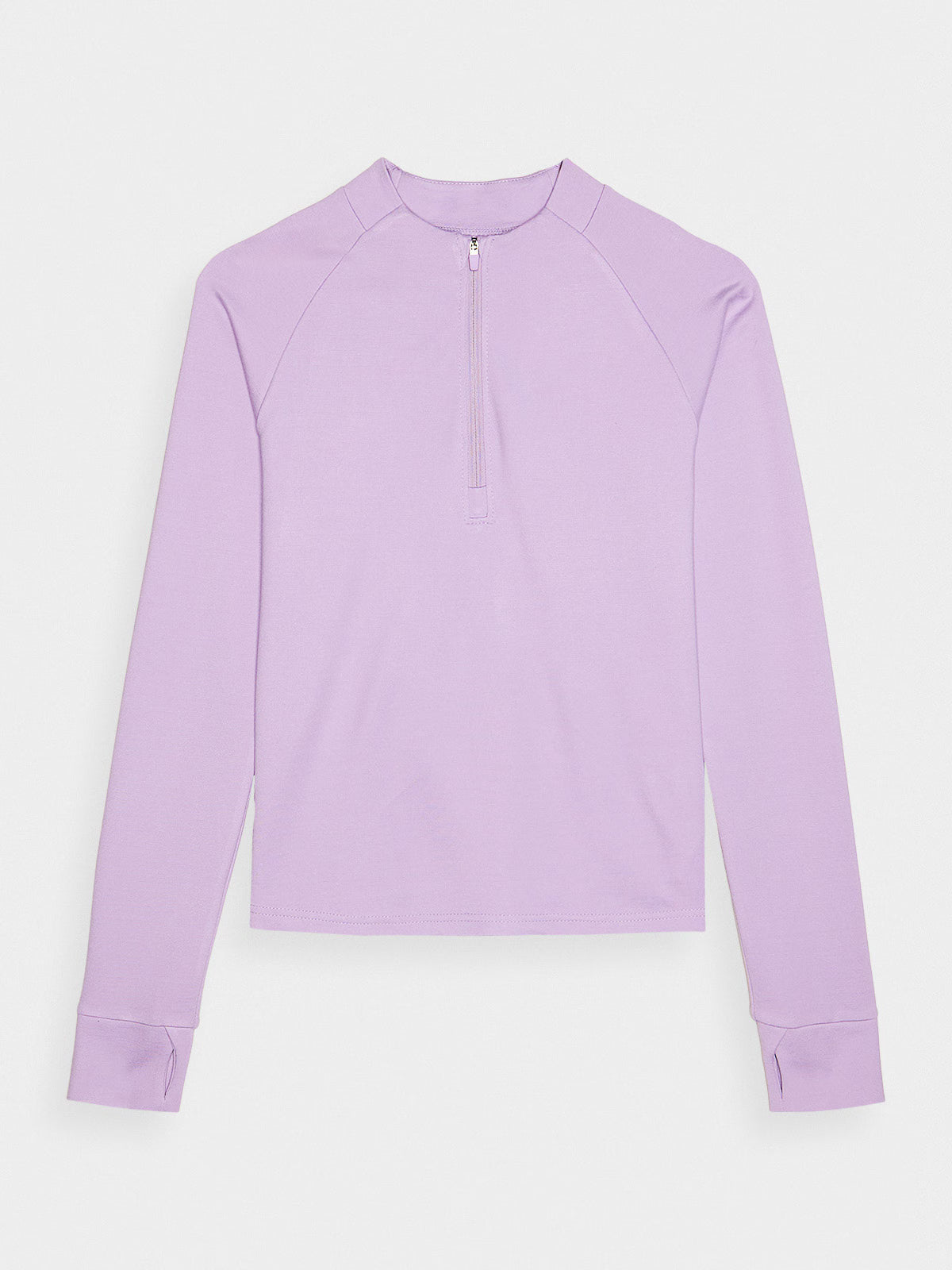 Longsleeve slim gładki damski