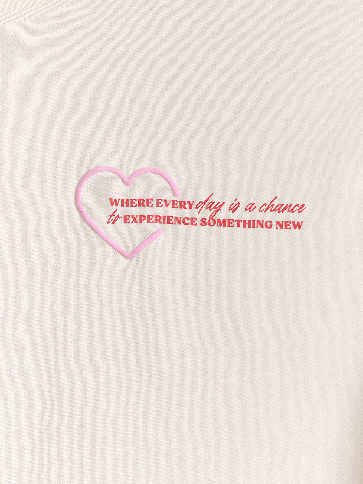 Longsleeve oversize z nadrukiem dziewczęcy