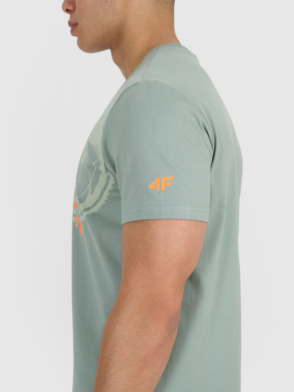 T-shirt regular z nadrukiem męski