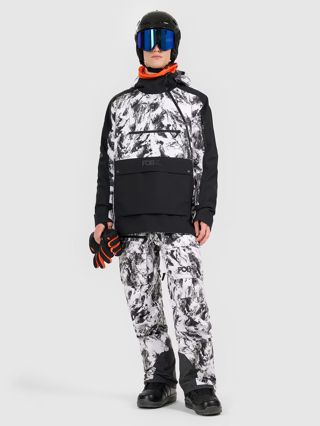 Kurtka snowboardowa membrana 15000 męska