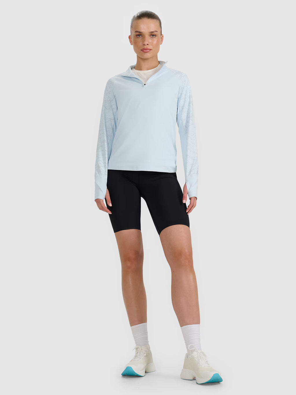Bluza do biegania regular szybkoschnąca damska