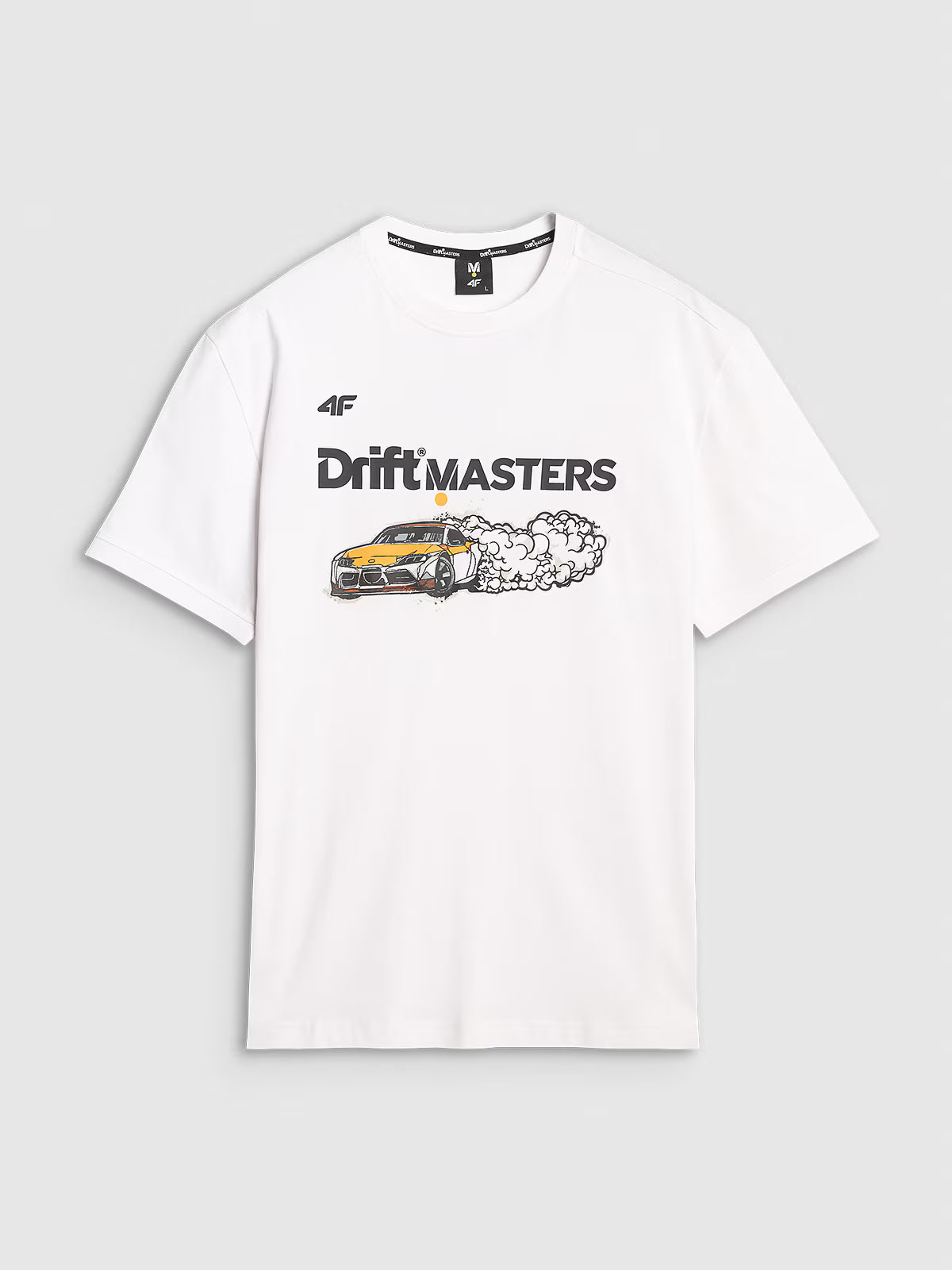 T-shirt regular z nadrukiem uniseks 4F x Drift Masters