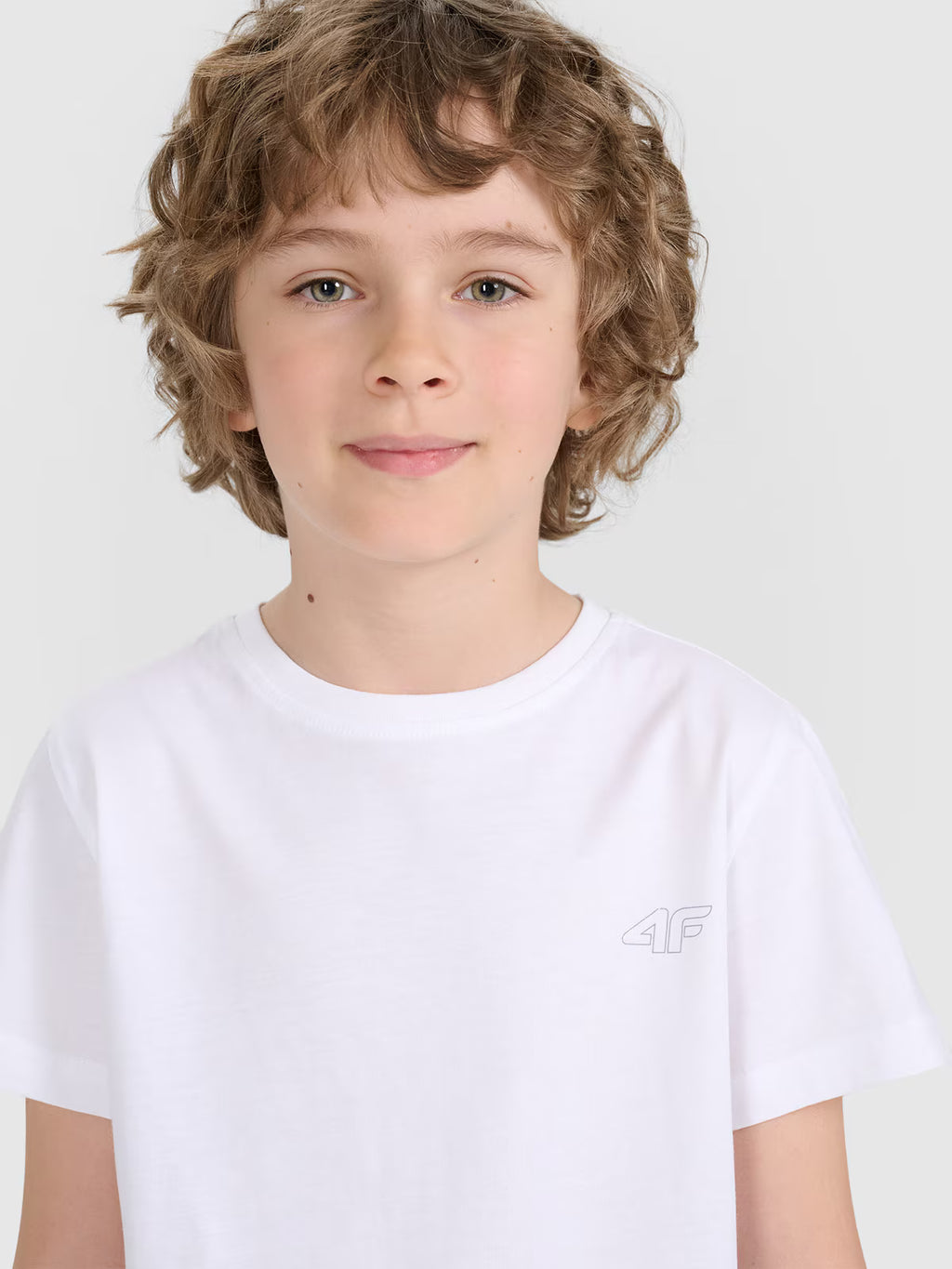 T-shirt regular gładki (2-pack) dziecięcy