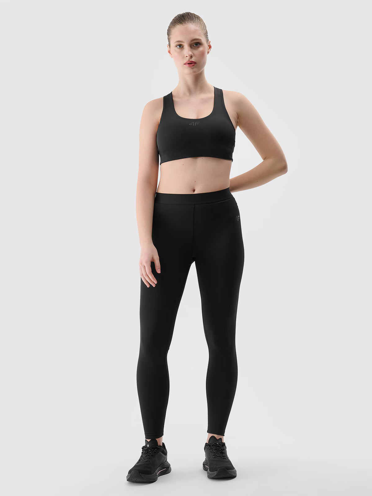 Legginsy treningowe z materiału z recyklingu damskie
