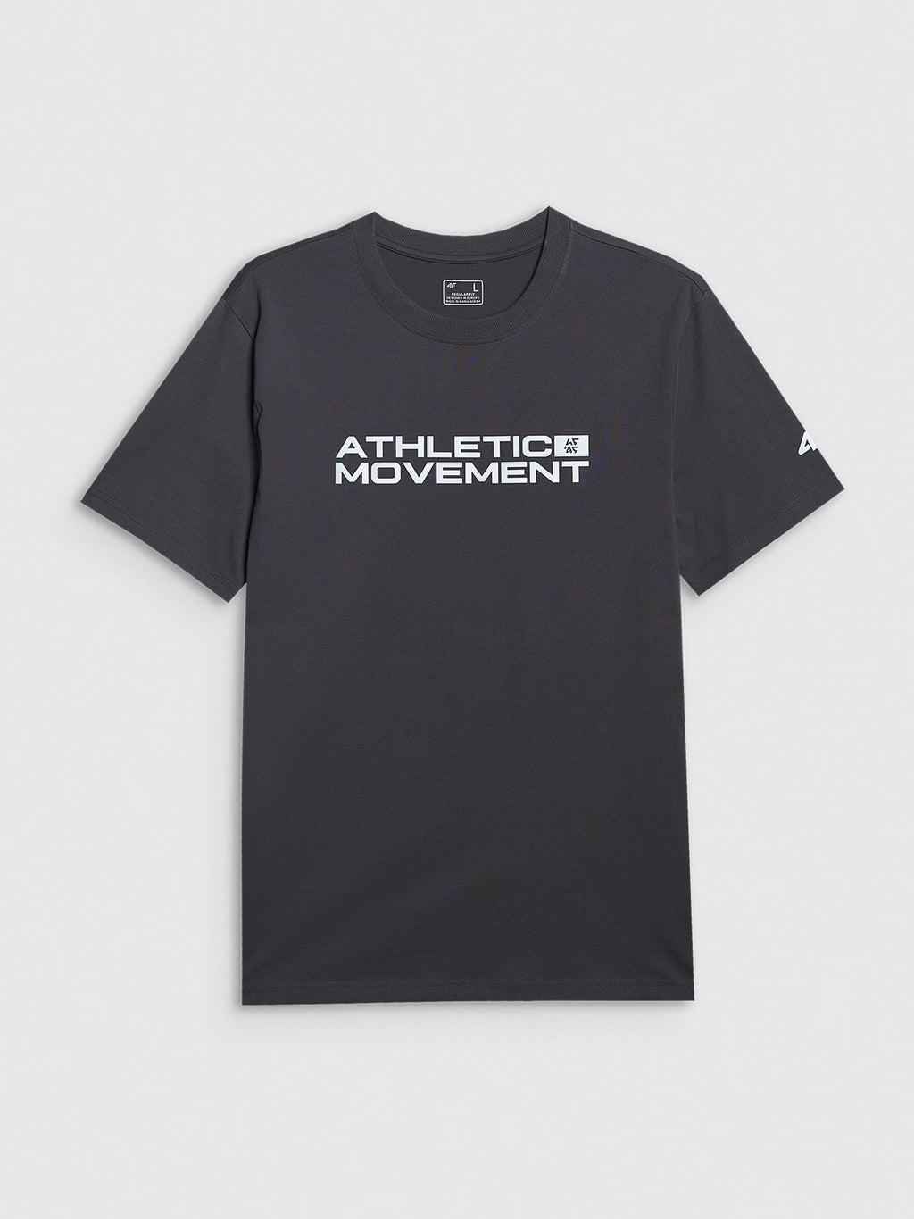 T-shirt regular z nadrukiem męski