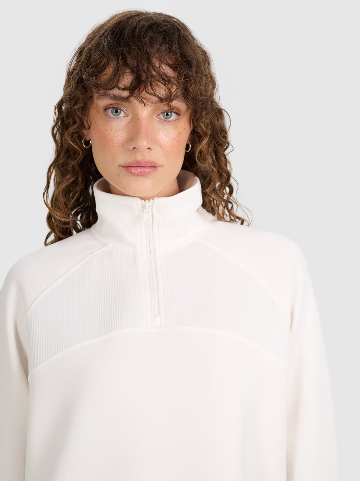 Bluza dresowa nierozpinana z modalem damska