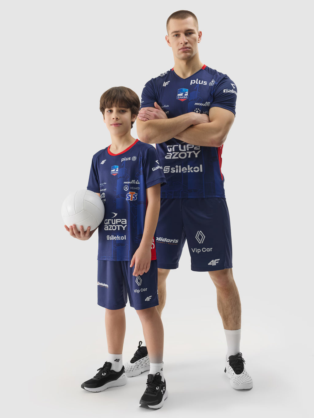 Koszulka replika wyjazdowa z sezonu 2023/24 dziecięca 4F x Grupa Azoty ZAKSA KK