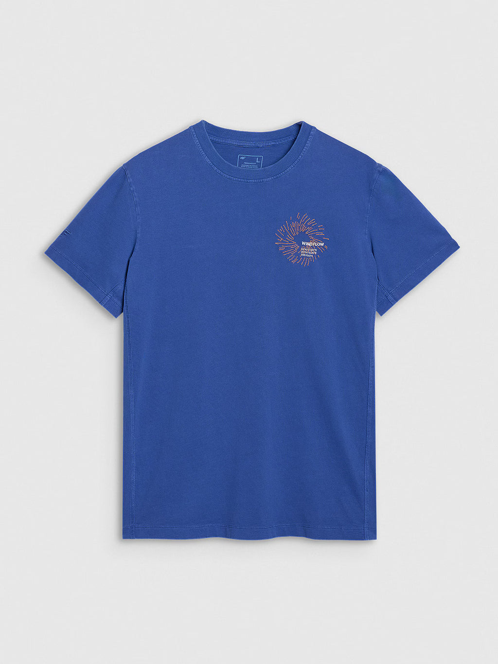 T-shirt regular z nadrukiem męski