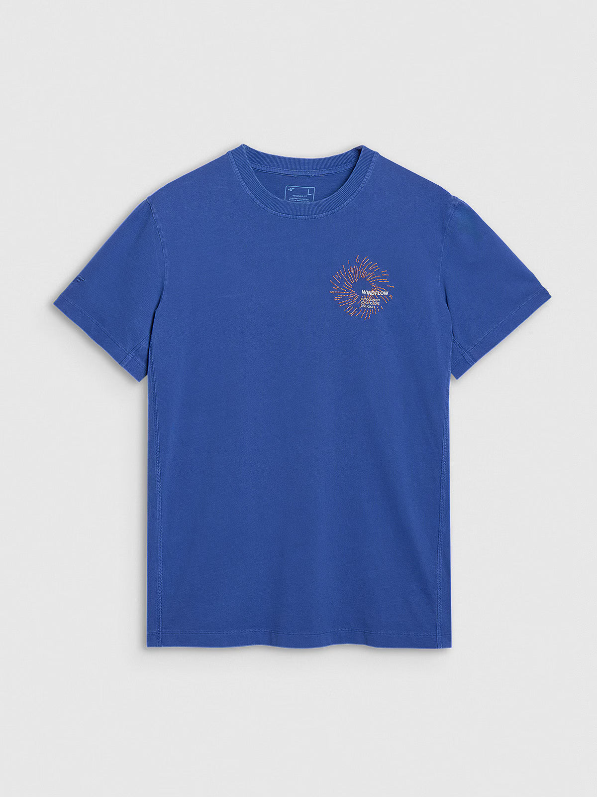 T-shirt regular z nadrukiem męski