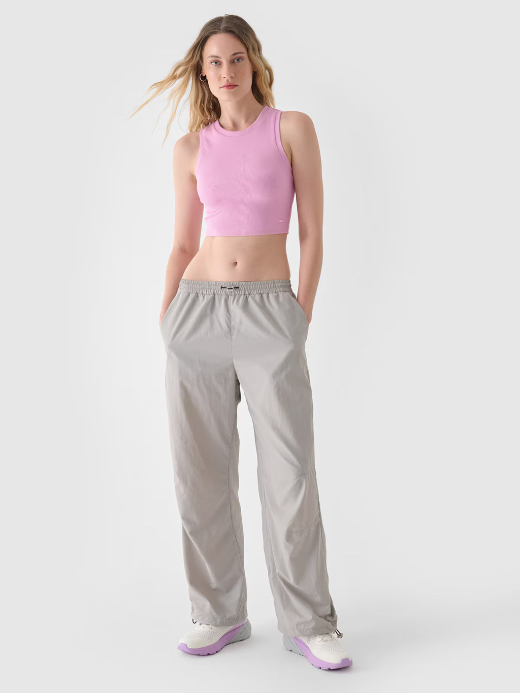 Crop top slim damski