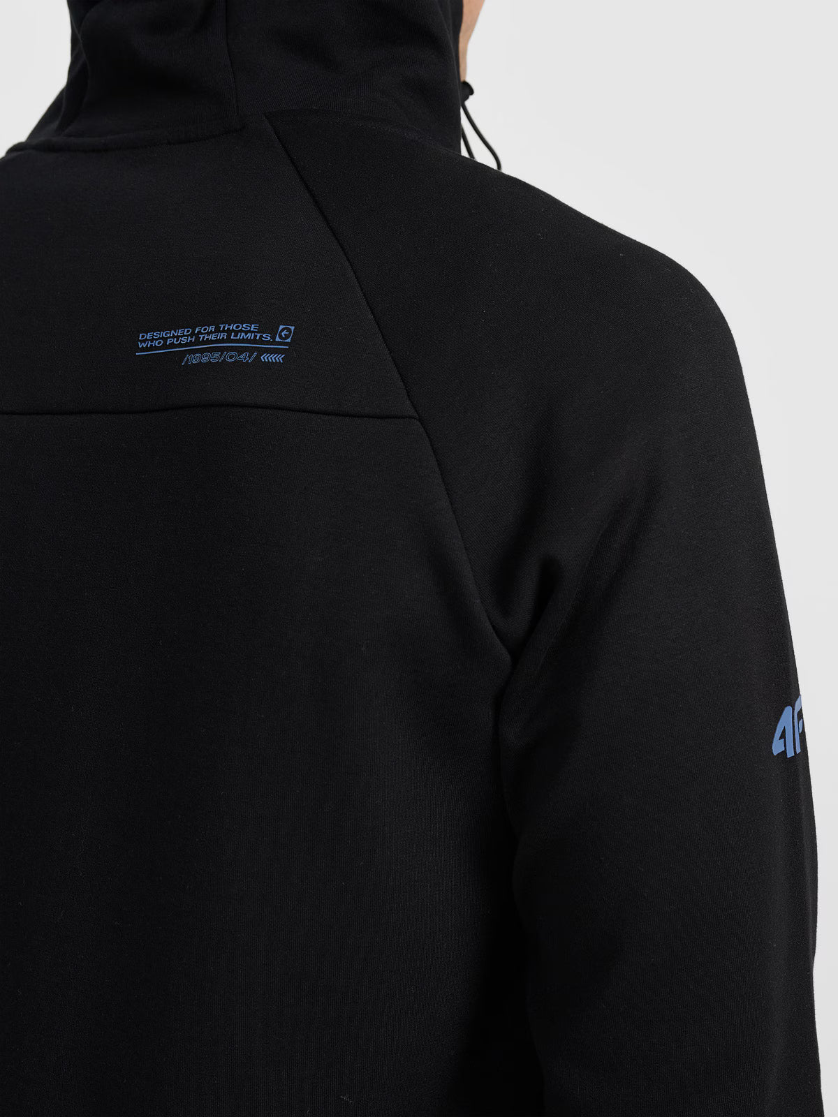 Bluza dresowa rozpinana z kapturem męska