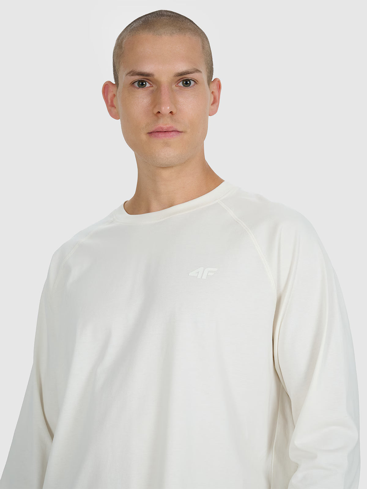 Longsleeve oversize gładki męski