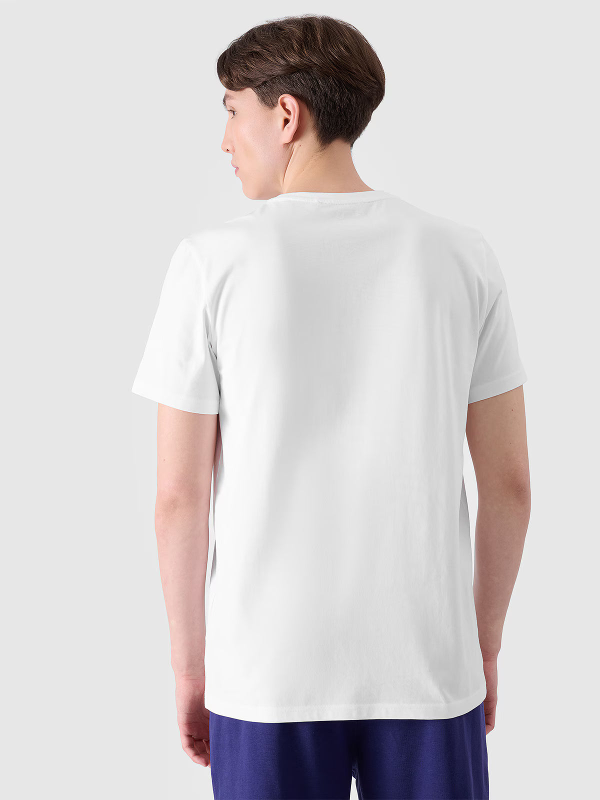 T-shirt regular z nadrukiem męski