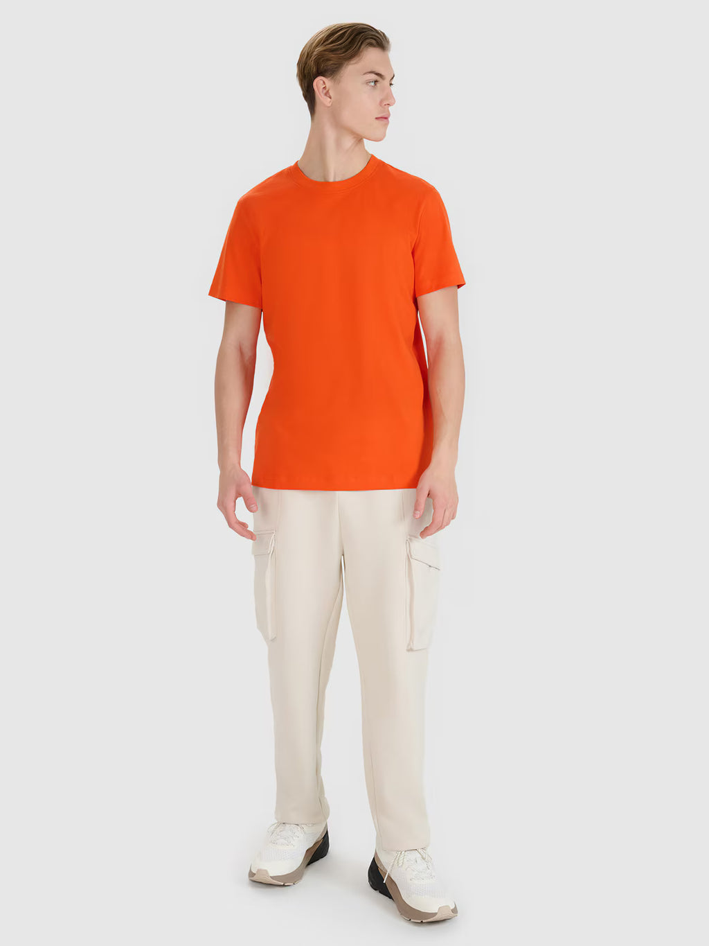 T-shirt regular z nadrukiem męski
