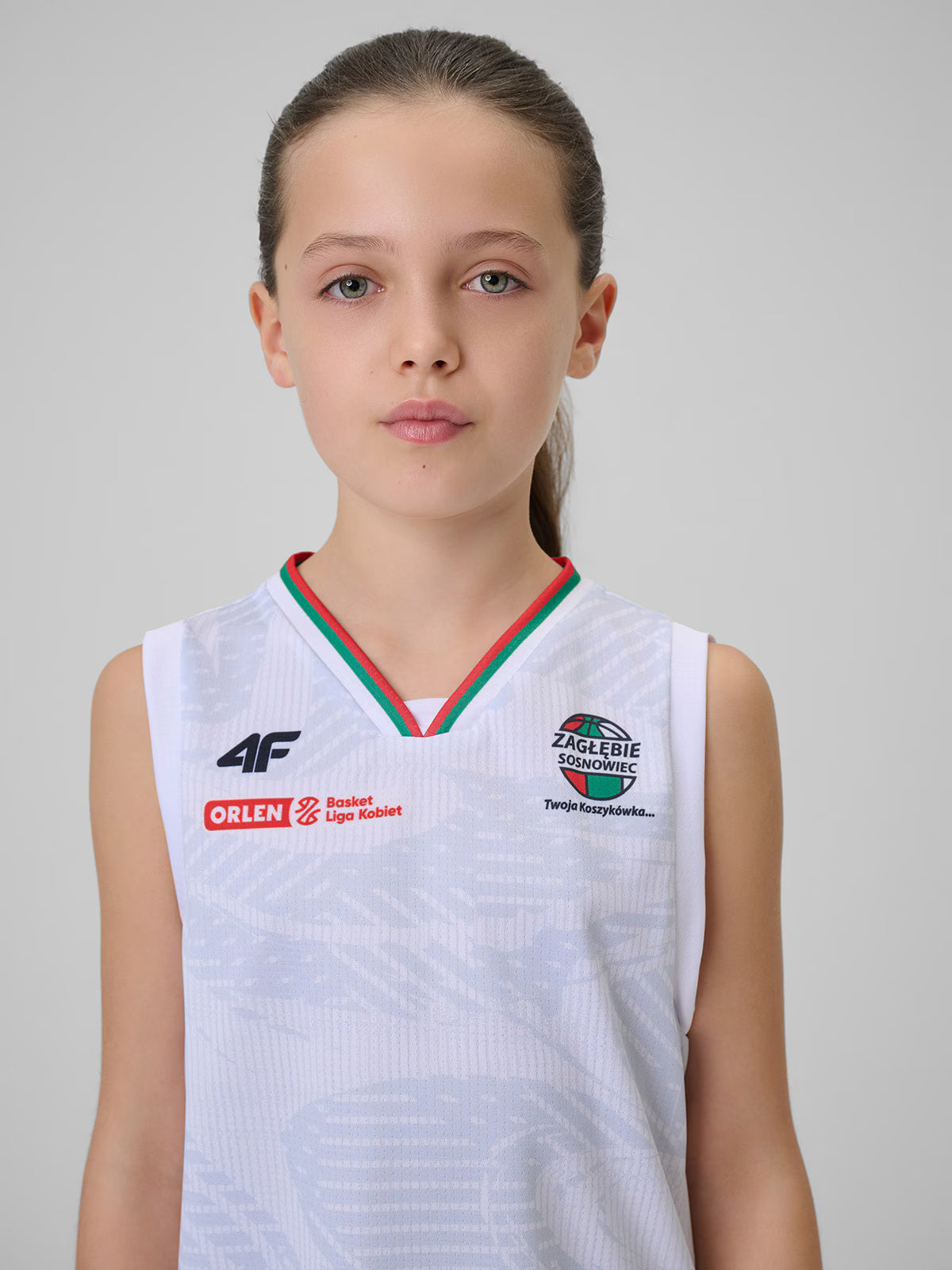 Koszulka meczowa replika wyjazdowa z sezonu 2025/26 dziecięca 4F x Zagłębie Sosnowiec