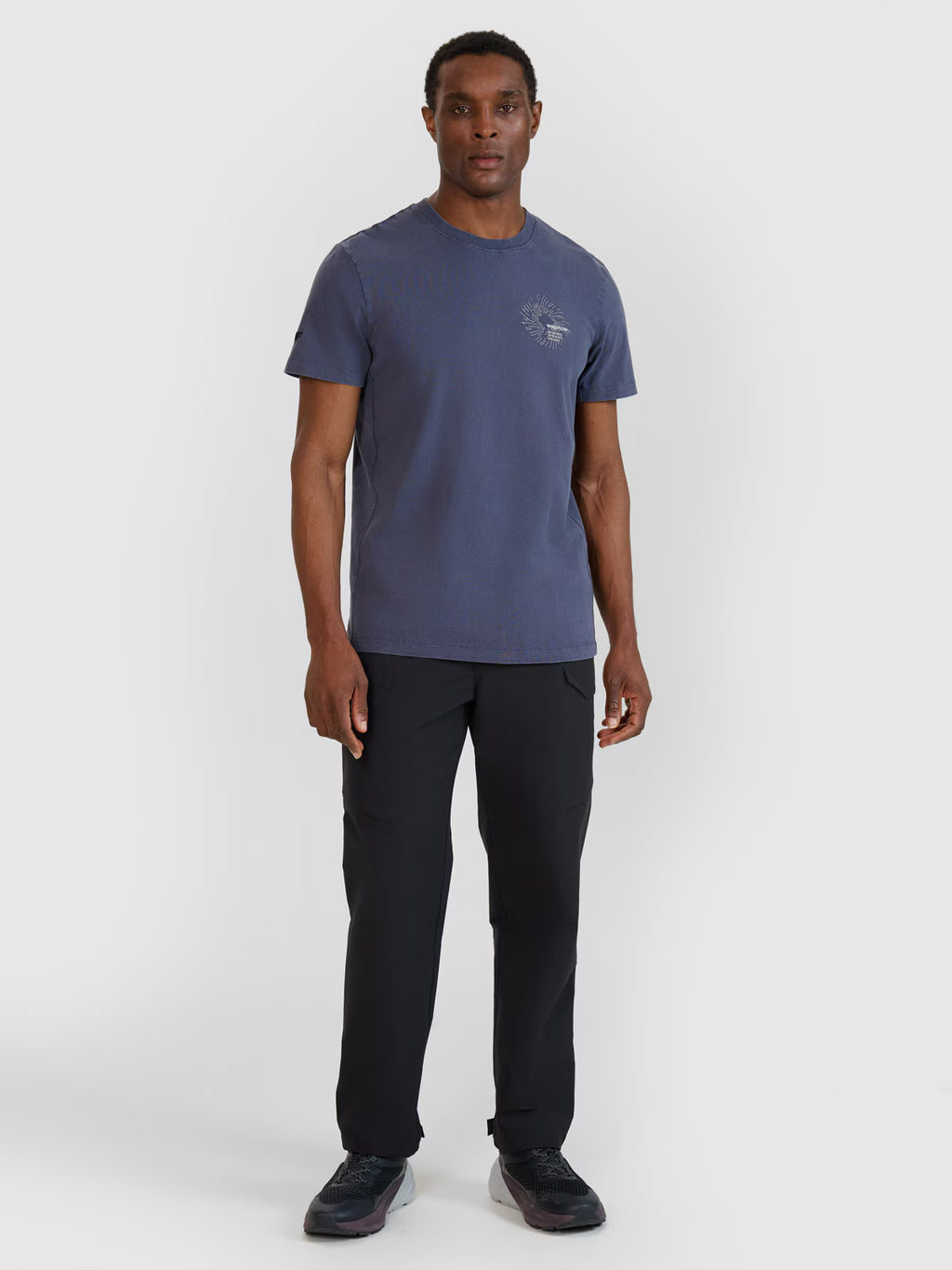 T-shirt regular z nadrukiem męski