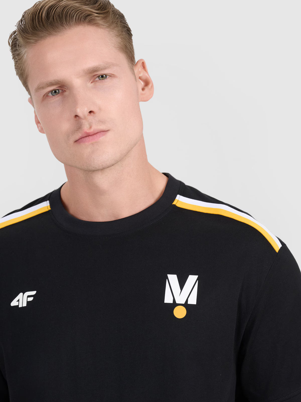 T-shirt regular z nadrukiem uniseks 4F x Drift Masters