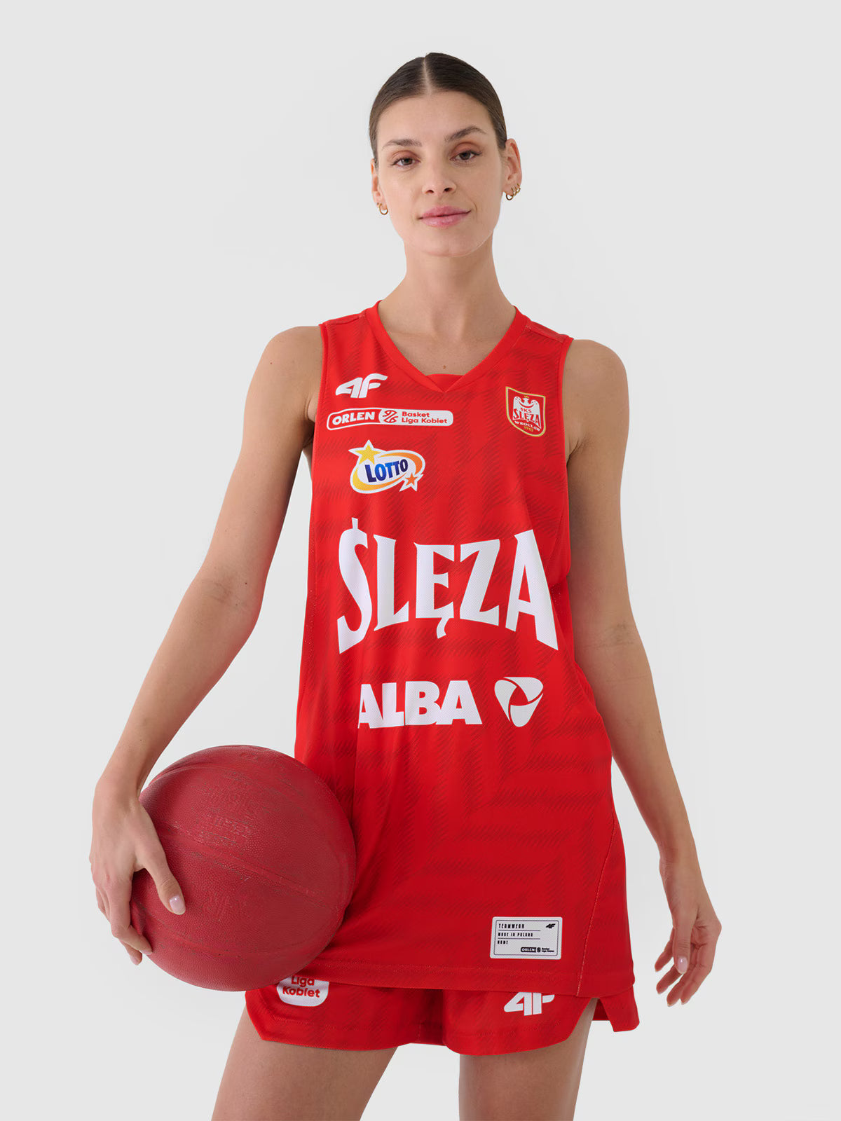 Koszulka meczowa replika wyjazdowa z sezonu 2024/25 damska 4F x Ślęza Wrocław