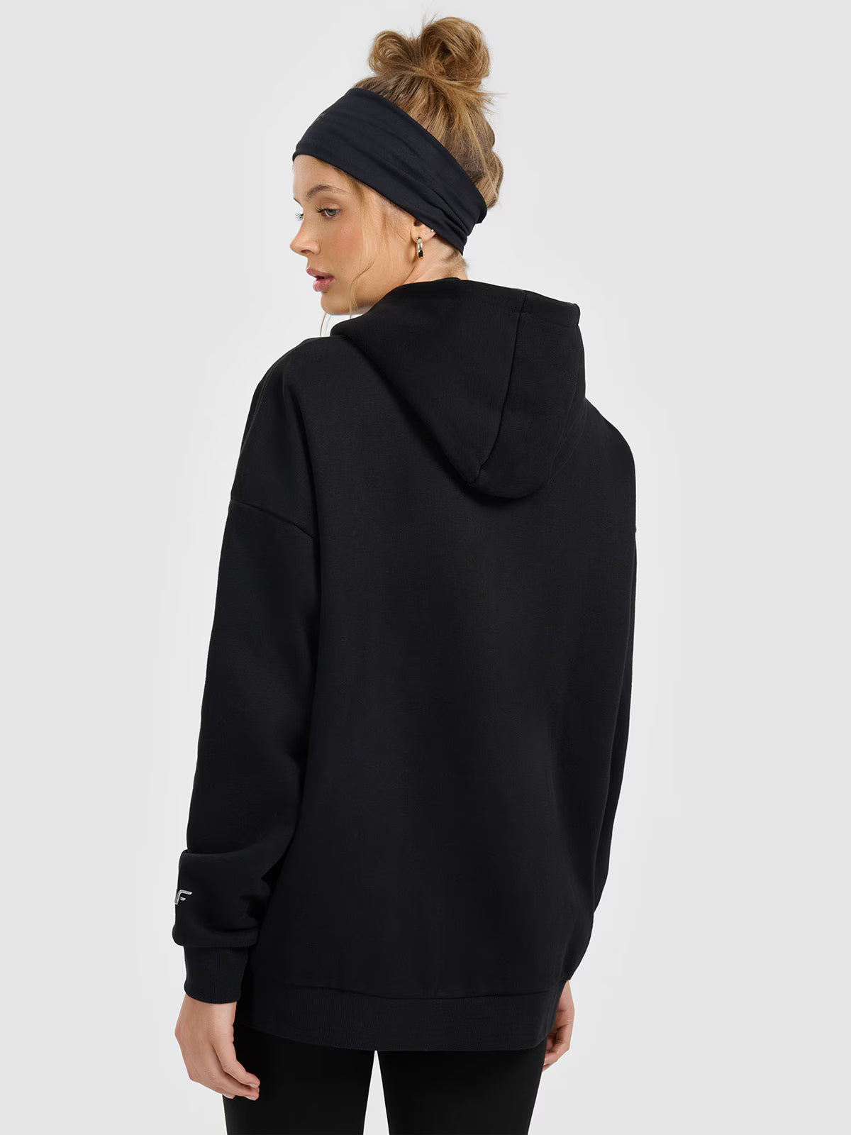 Bluza dresowa rozpinana z kapturem damska