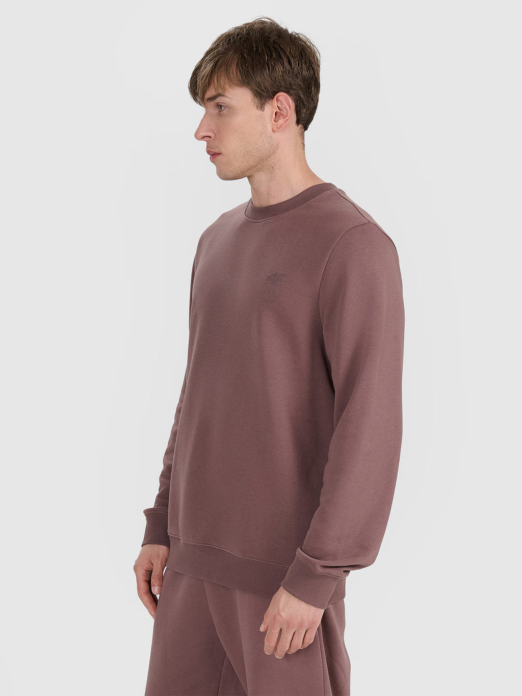 Bluza dresowa nierozpinana bez kaptura męska