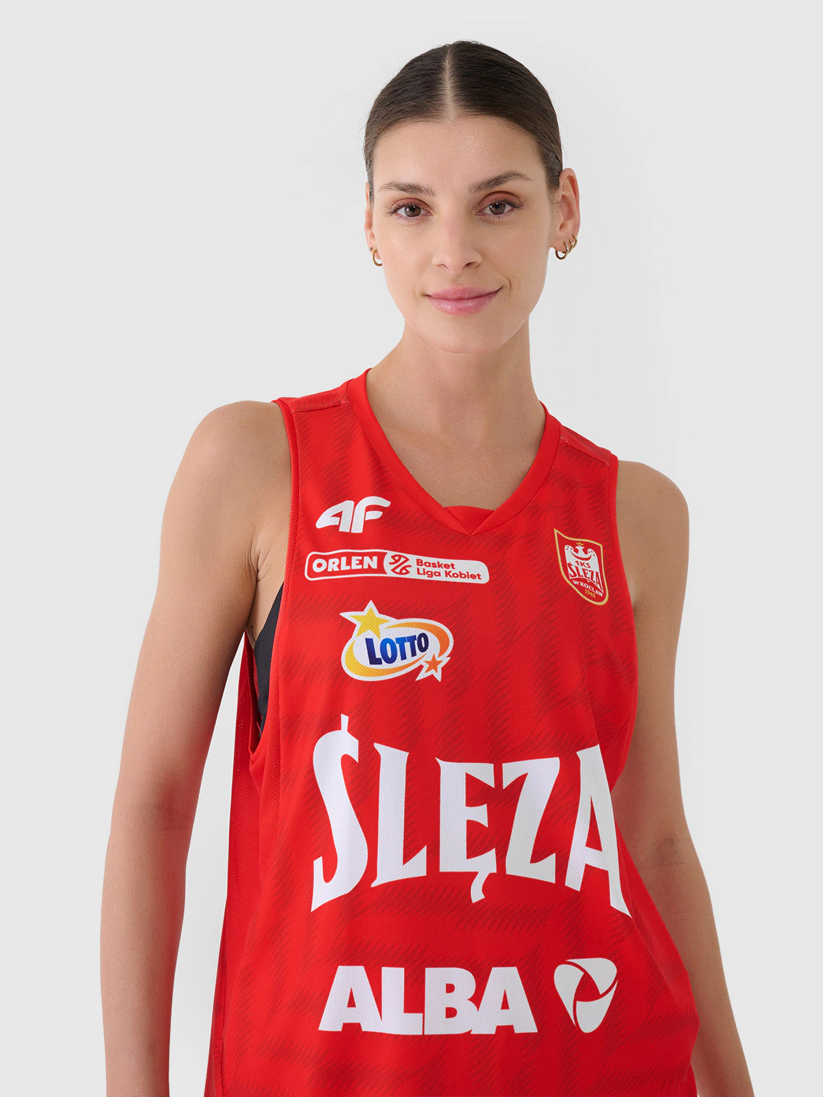 Koszulka meczowa replika wyjazdowa z sezonu 2024/25 damska 4F x Ślęza Wrocław