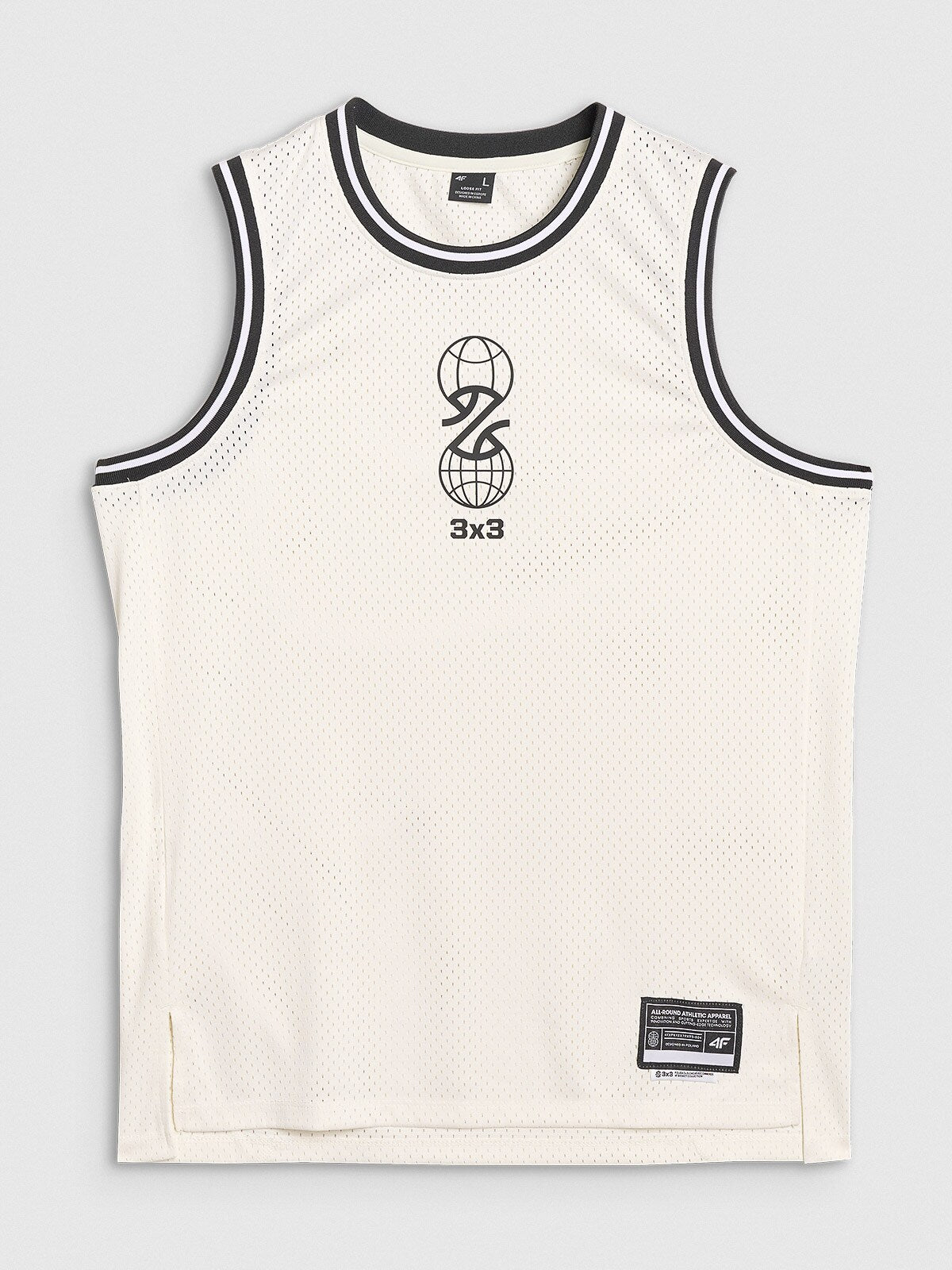 Tank top do koszykówki oversize szybkoschnący męski