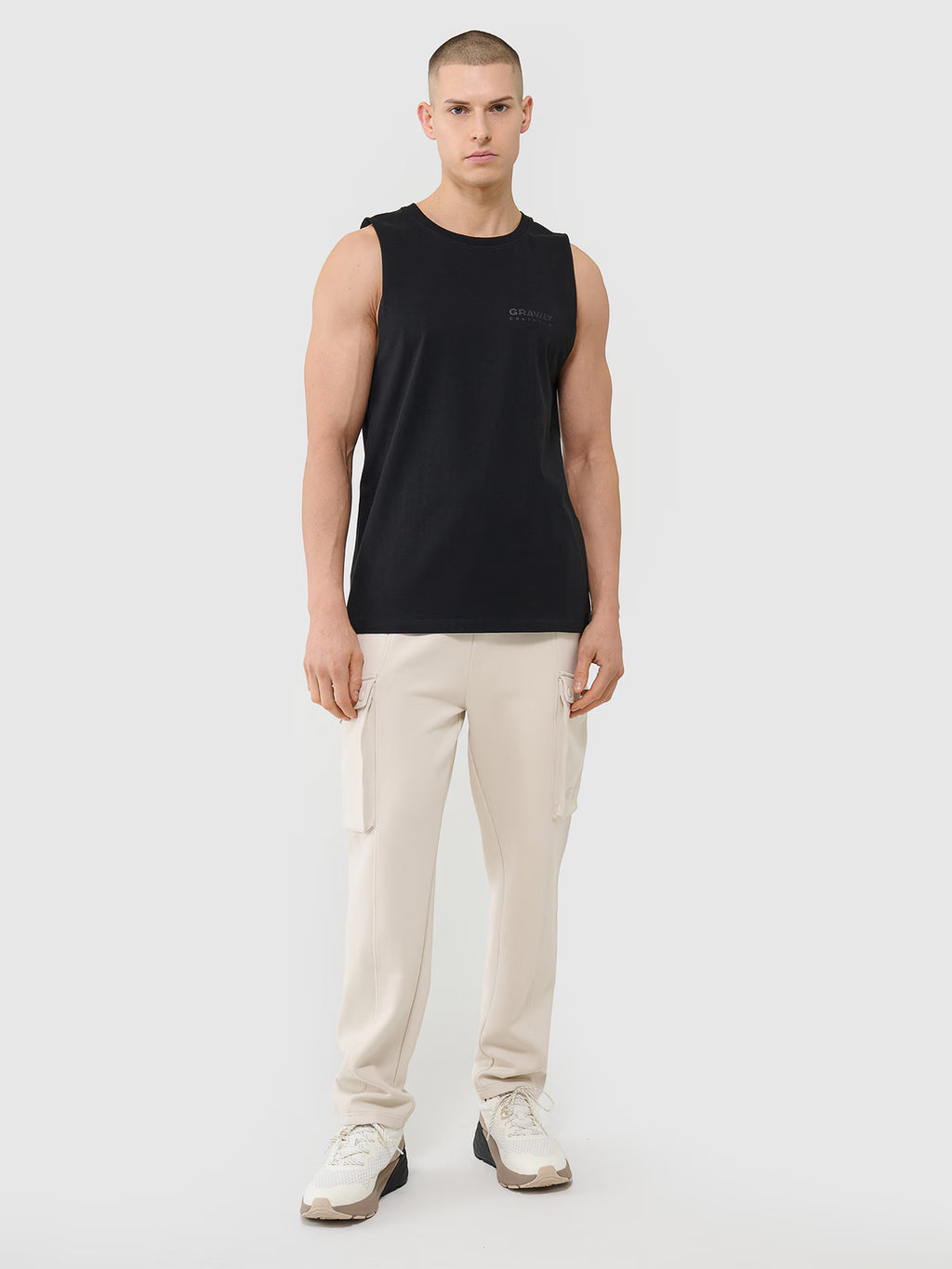 Tank top oversize męski