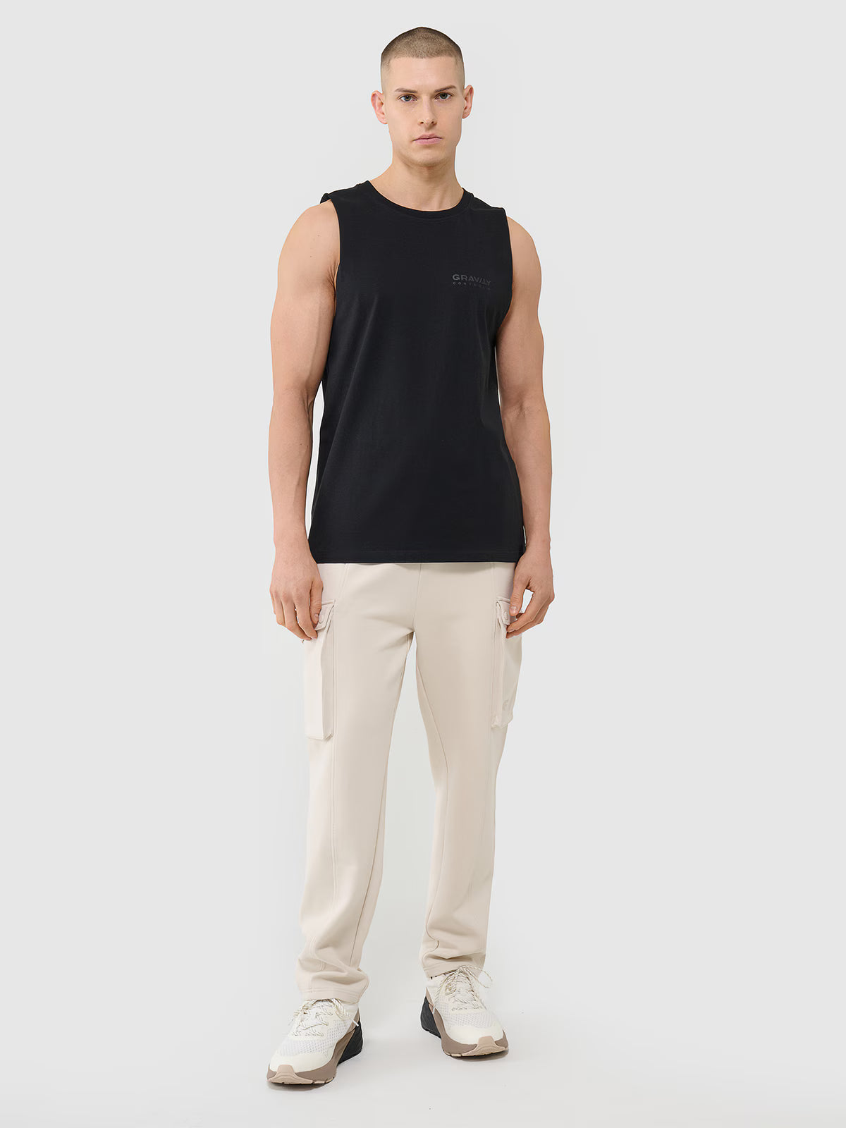 Tank top oversize męski