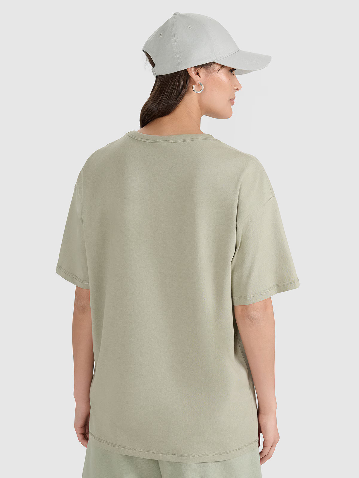 T-shirt oversize gładki uniseks
