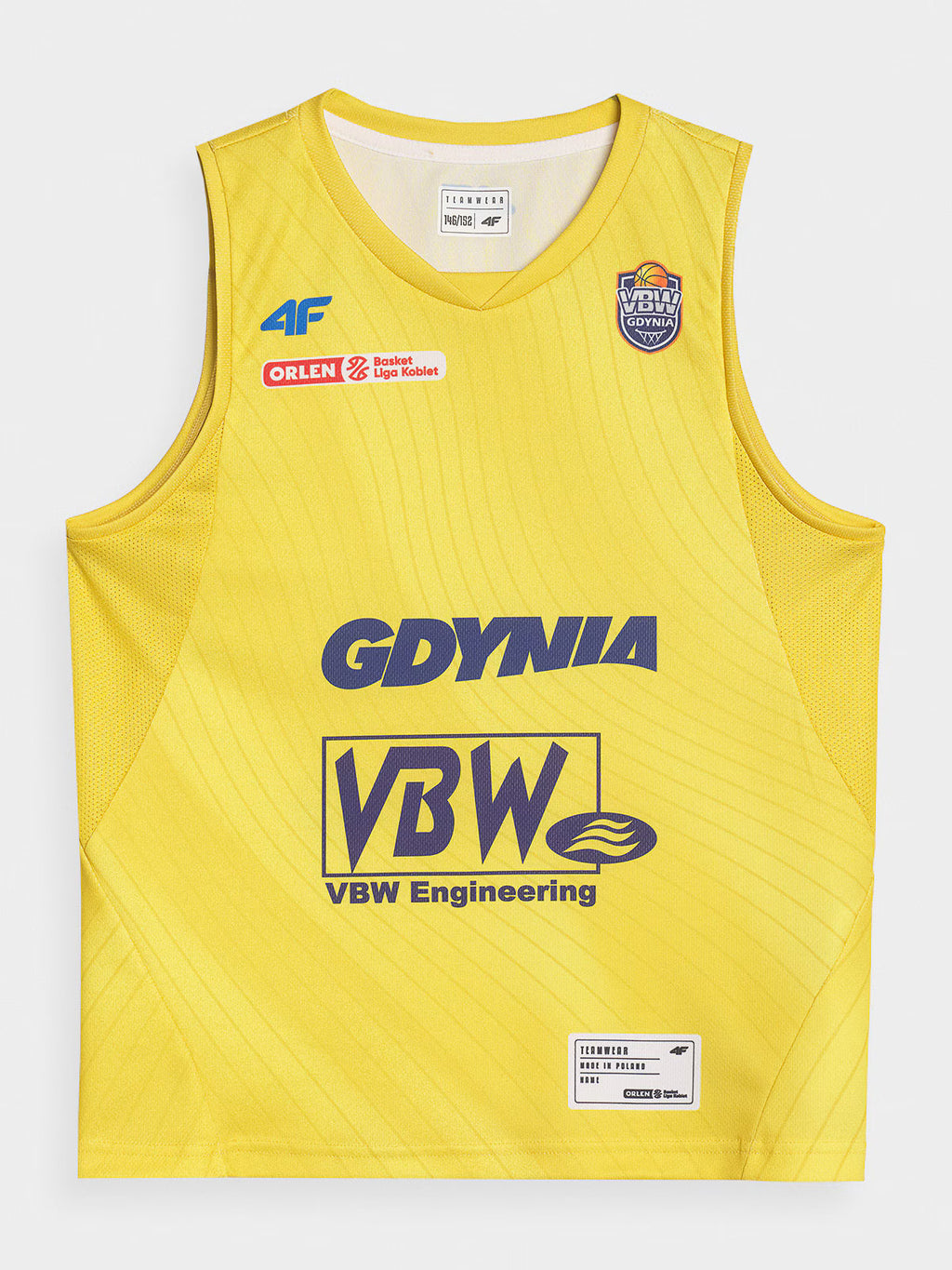 Koszulka meczowa replika wyjazdowa z sezonu 2024/25 dziecięca 4F x VBW Arka Gdynia