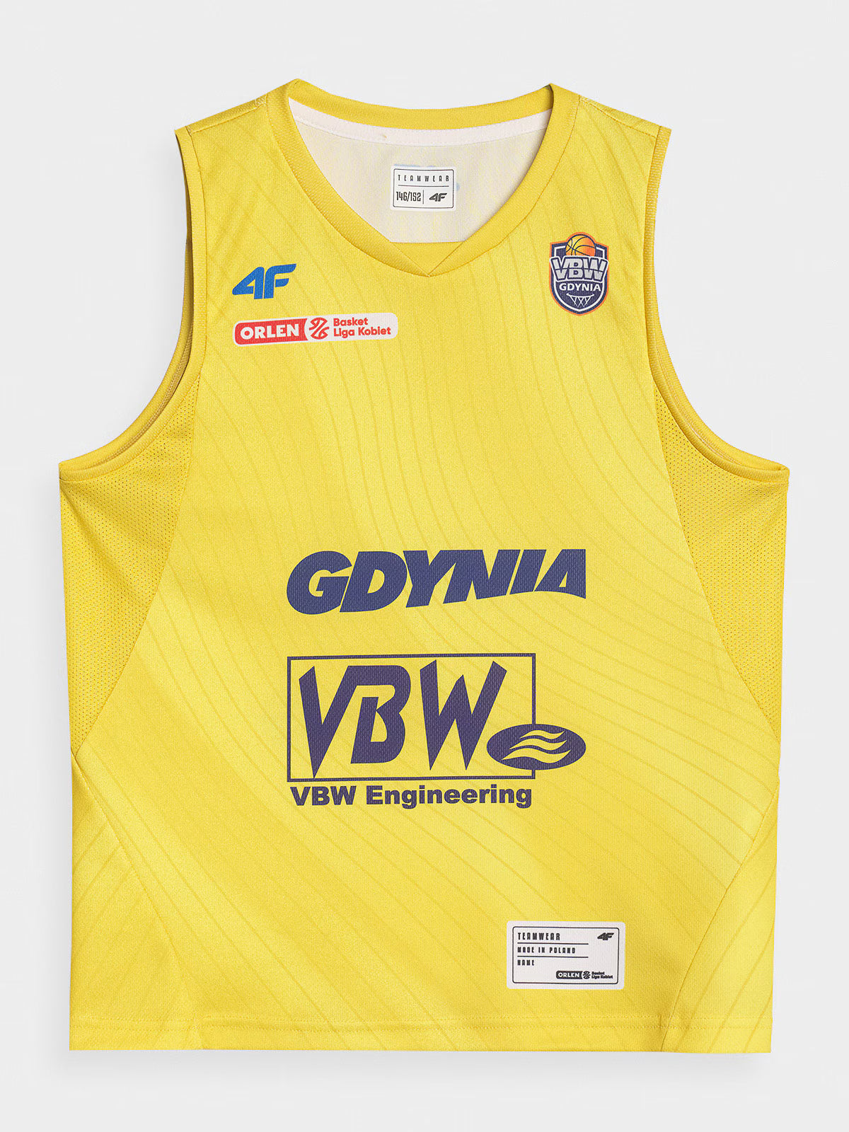 Koszulka meczowa replika wyjazdowa z sezonu 2024/25 dziecięca 4F x VBW Arka Gdynia