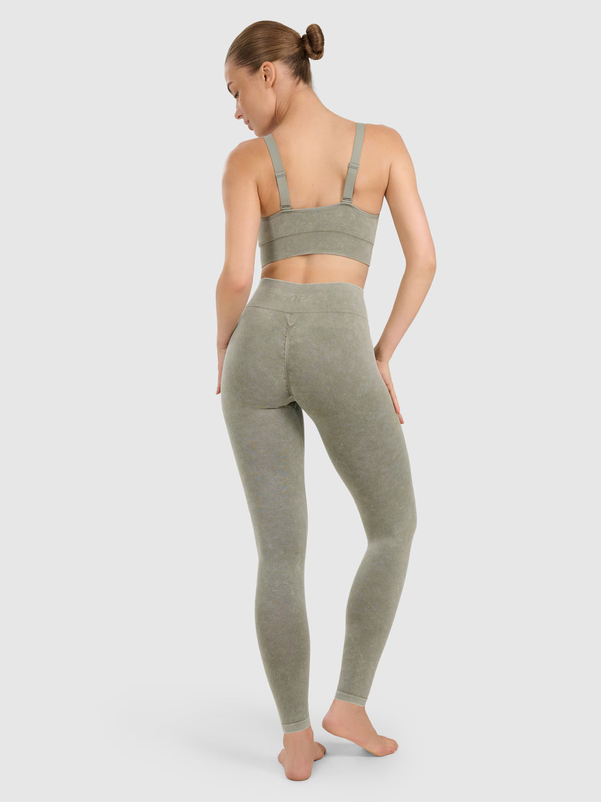 Legginsy do jogi i pilatesu bezszwowe damskie