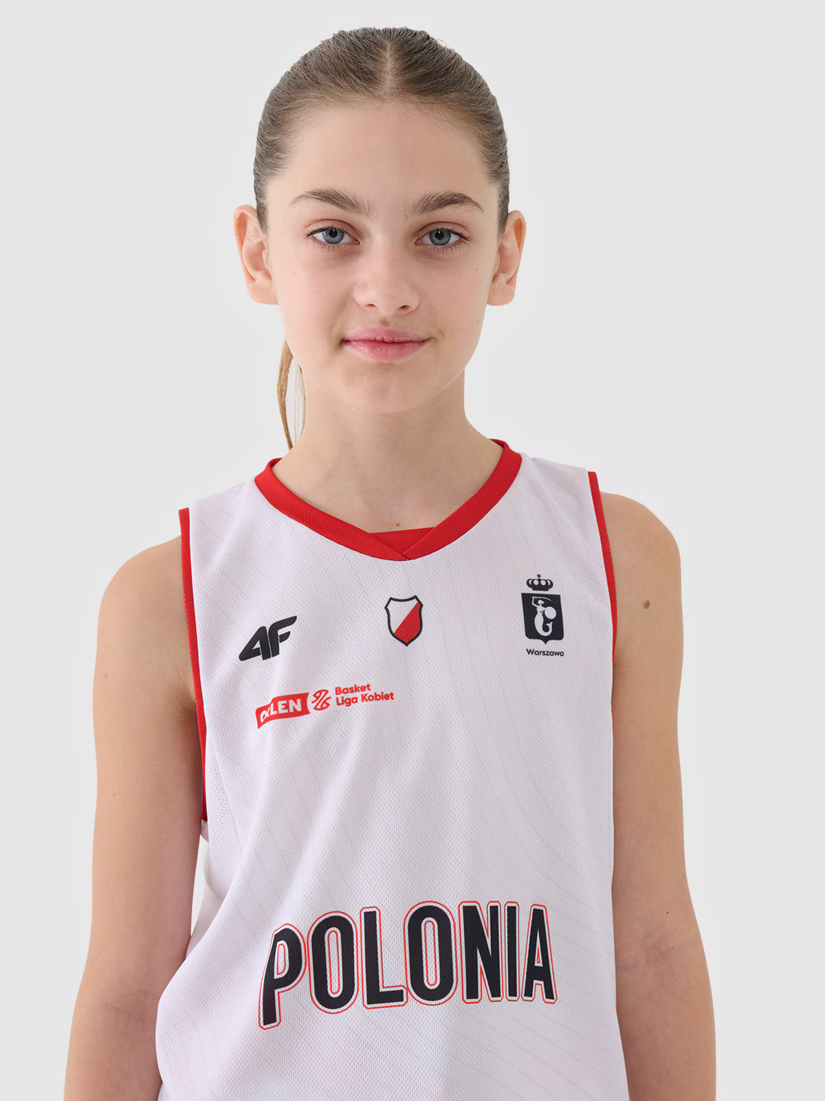 Koszulka meczowa replika domowa z sezonu 2024/25 dziecięca 4F x Polonia Warszawa