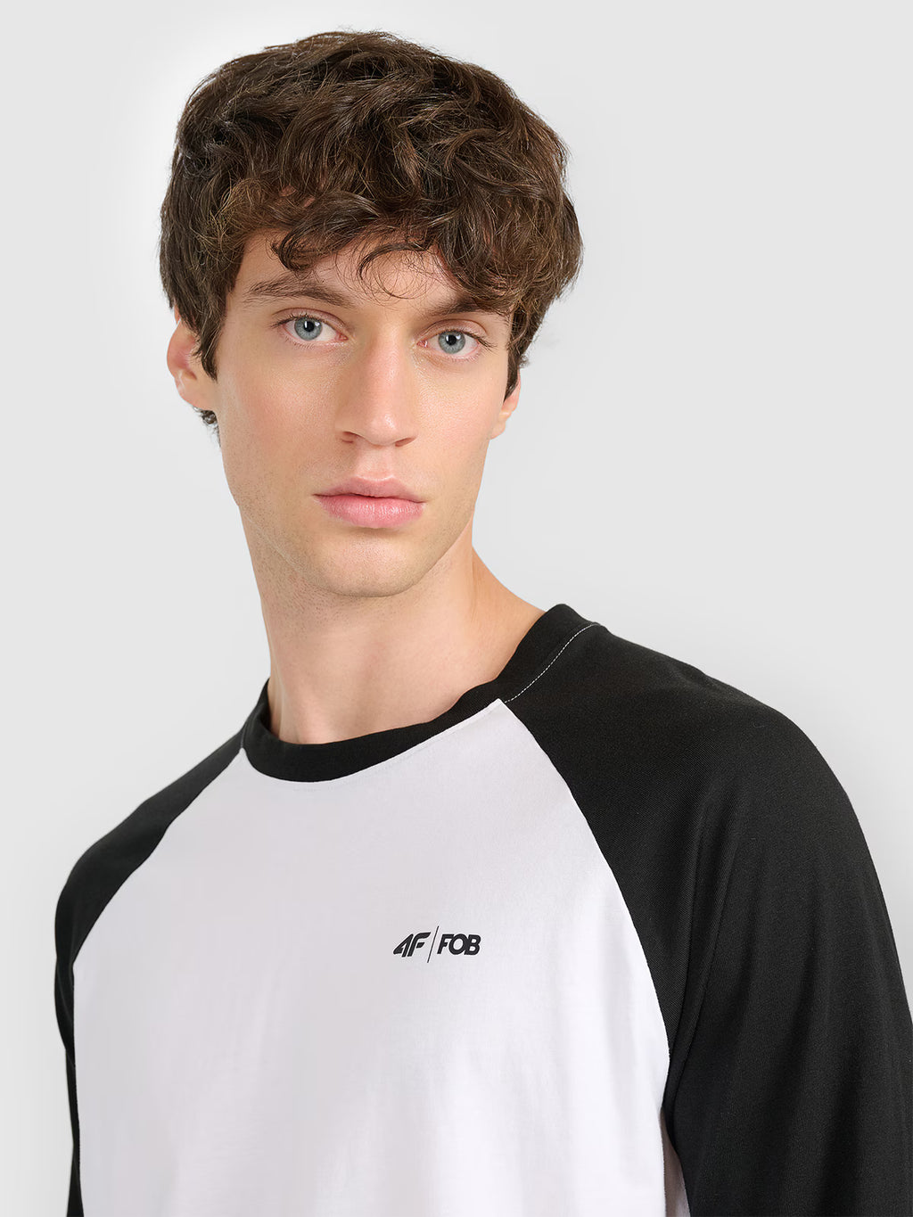 Longsleeve regular z nadrukiem męski