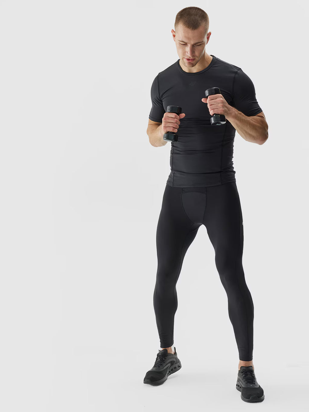 Legginsy treningowe ze średnim stanem męskie