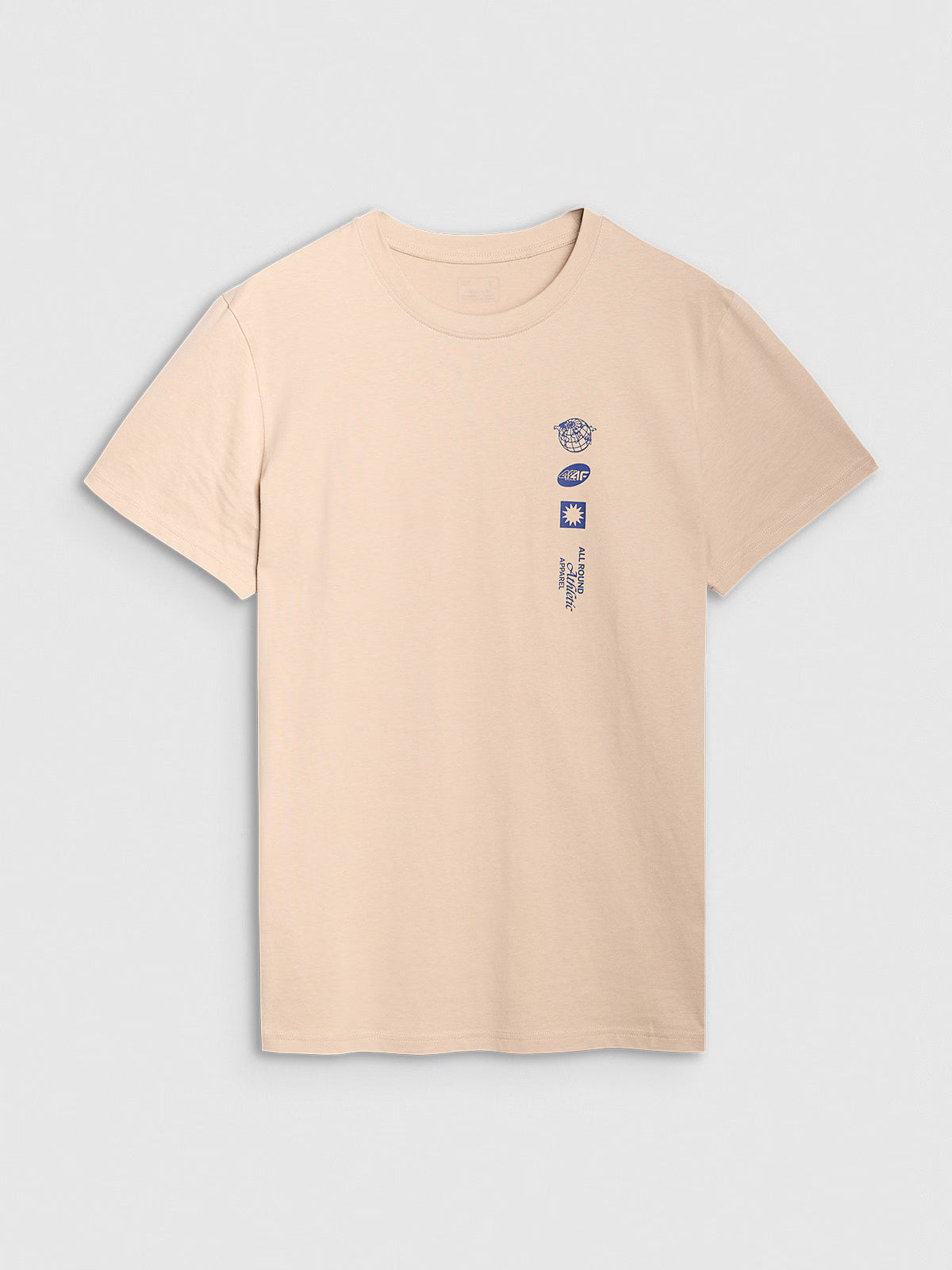 T-shirt regular z nadrukiem męski