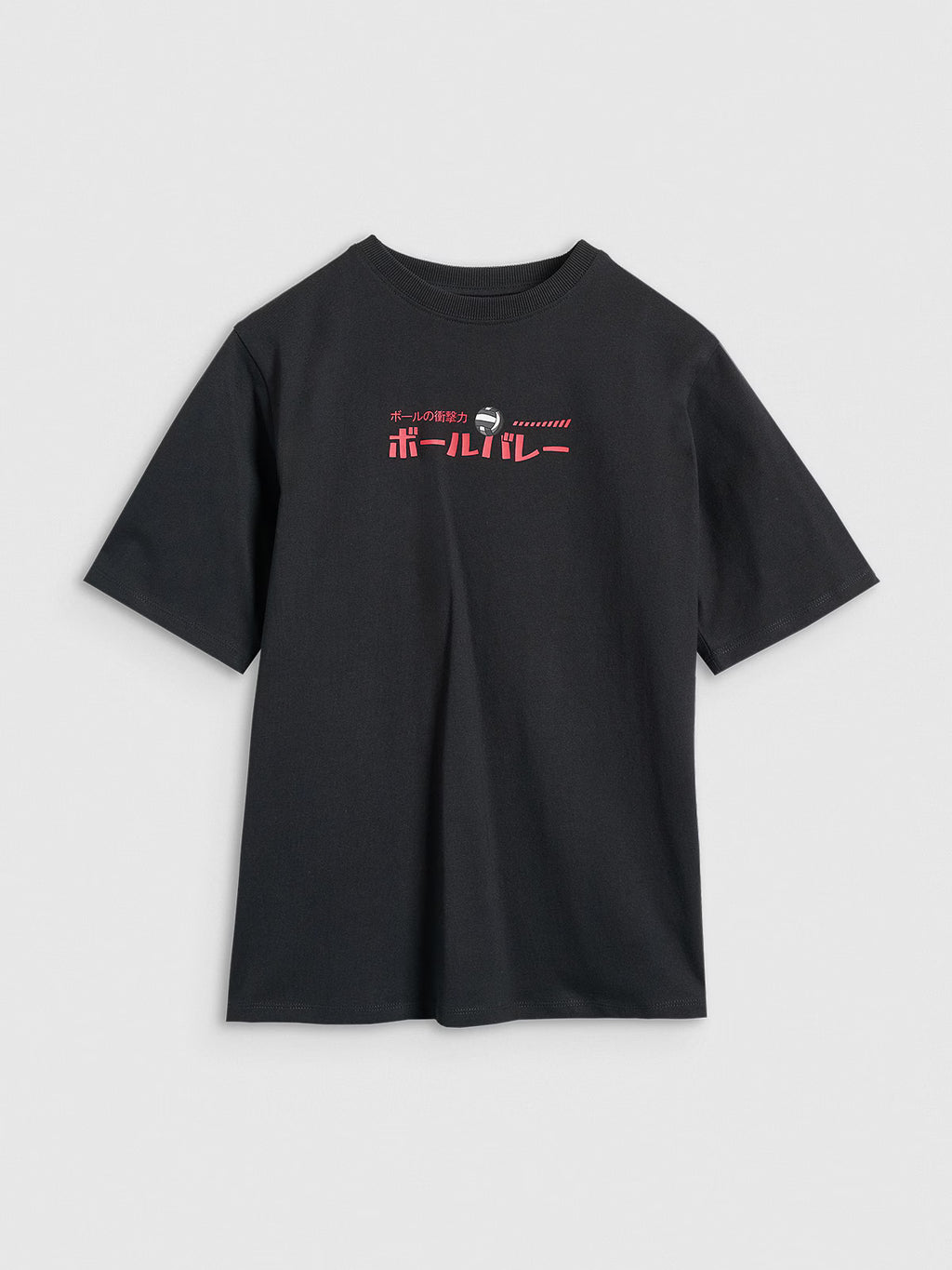 T-shirt oversize z nadrukiem chłopięcy