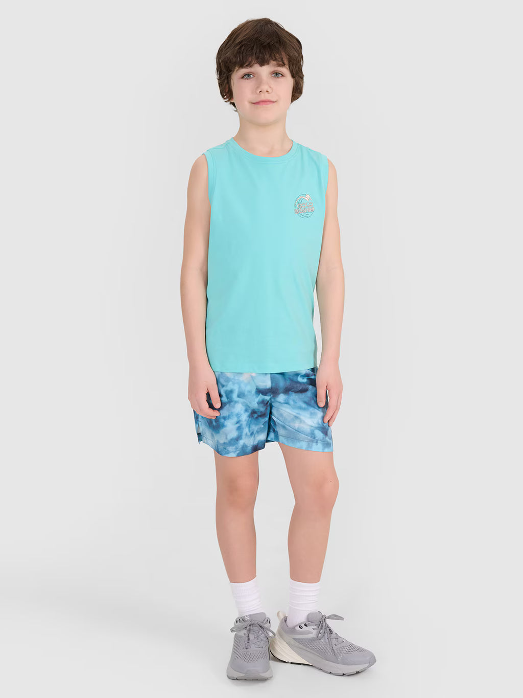 Tank top regular z nadrukiem chłopięcy