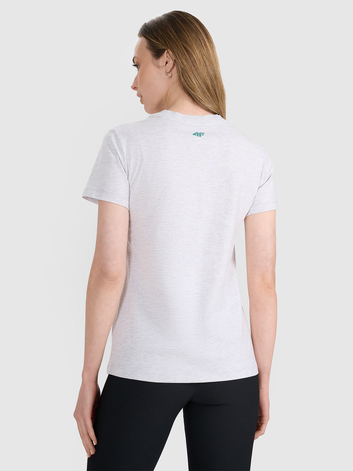 T-shirt regular z nadrukiem damski