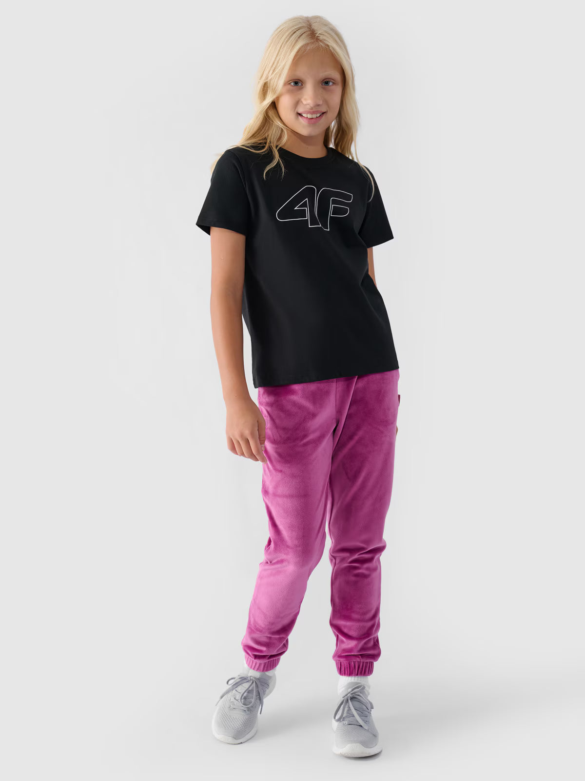 T-shirt z nadrukiem dziewczęcy