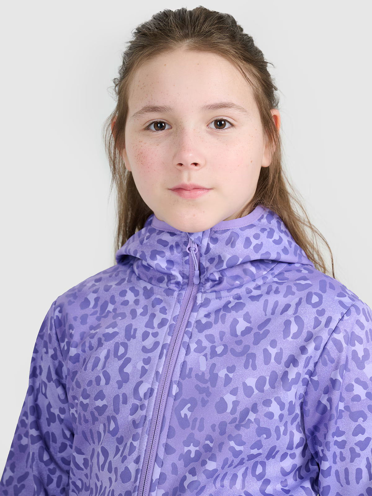 Kurtka softshell wiatroodporna membrana 5000 dziewczęca