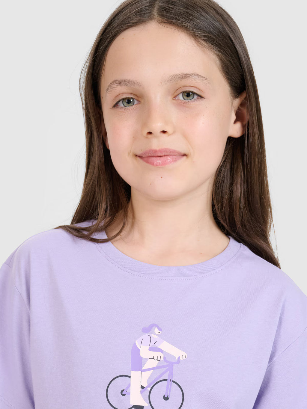 T-shirt regular z nadrukiem dziewczęcy