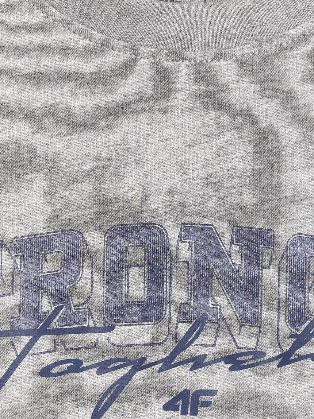 T-shirt loose z nadrukiem chłopięcy