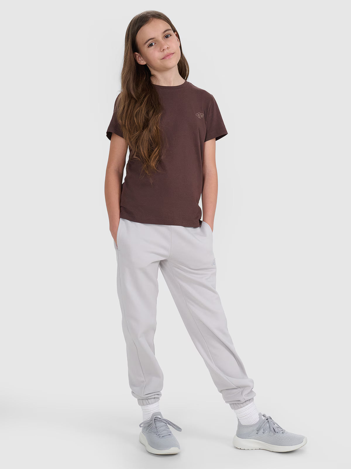 T-shirt regular gładki (2-pack) dziecięcy