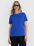 T-shirt oversize z nadrukiem damski