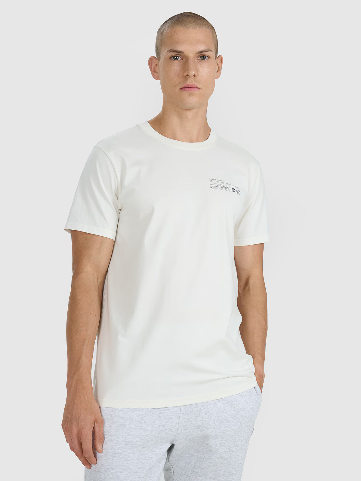 T-shirt regular z nadrukiem męski