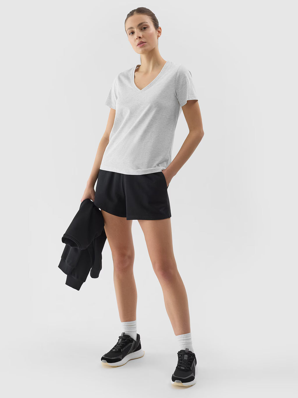 T-shirt gładki damski