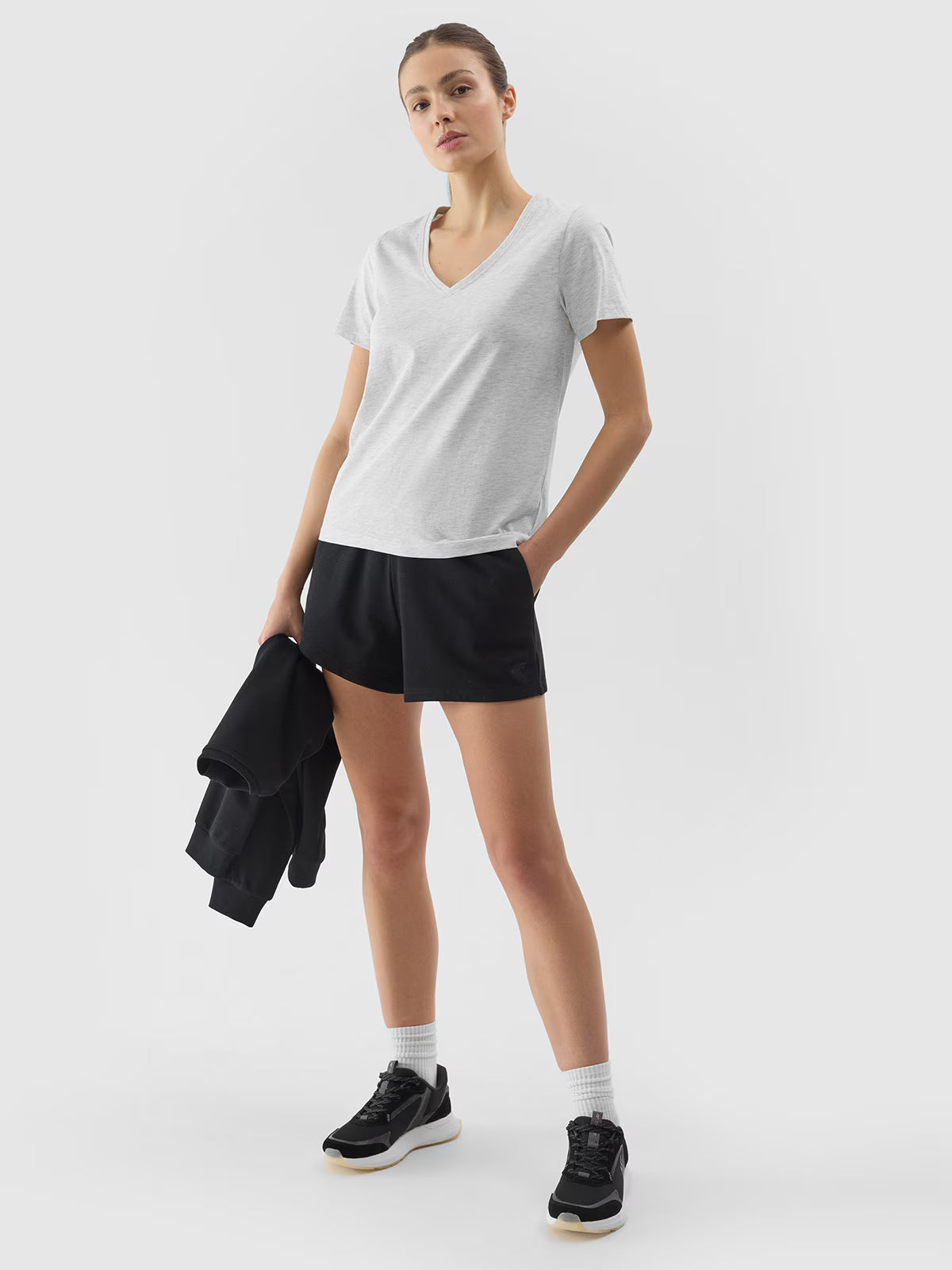 T-shirt gładki damski