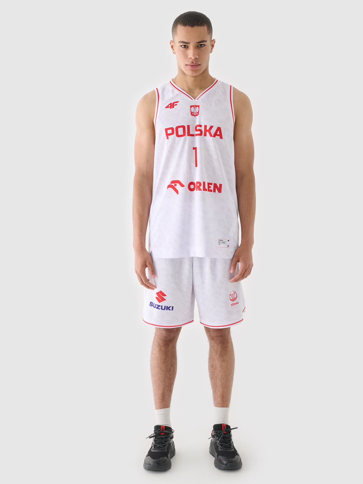 Koszulka reprezentacyjna męska 4F x PZKOSZ 2024 - SOCHAN